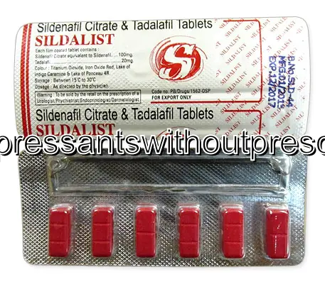 Sildenafil Citrato 100 Mg / Tadalafil 20 Mg