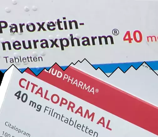 Paroxetina contro Citalopram